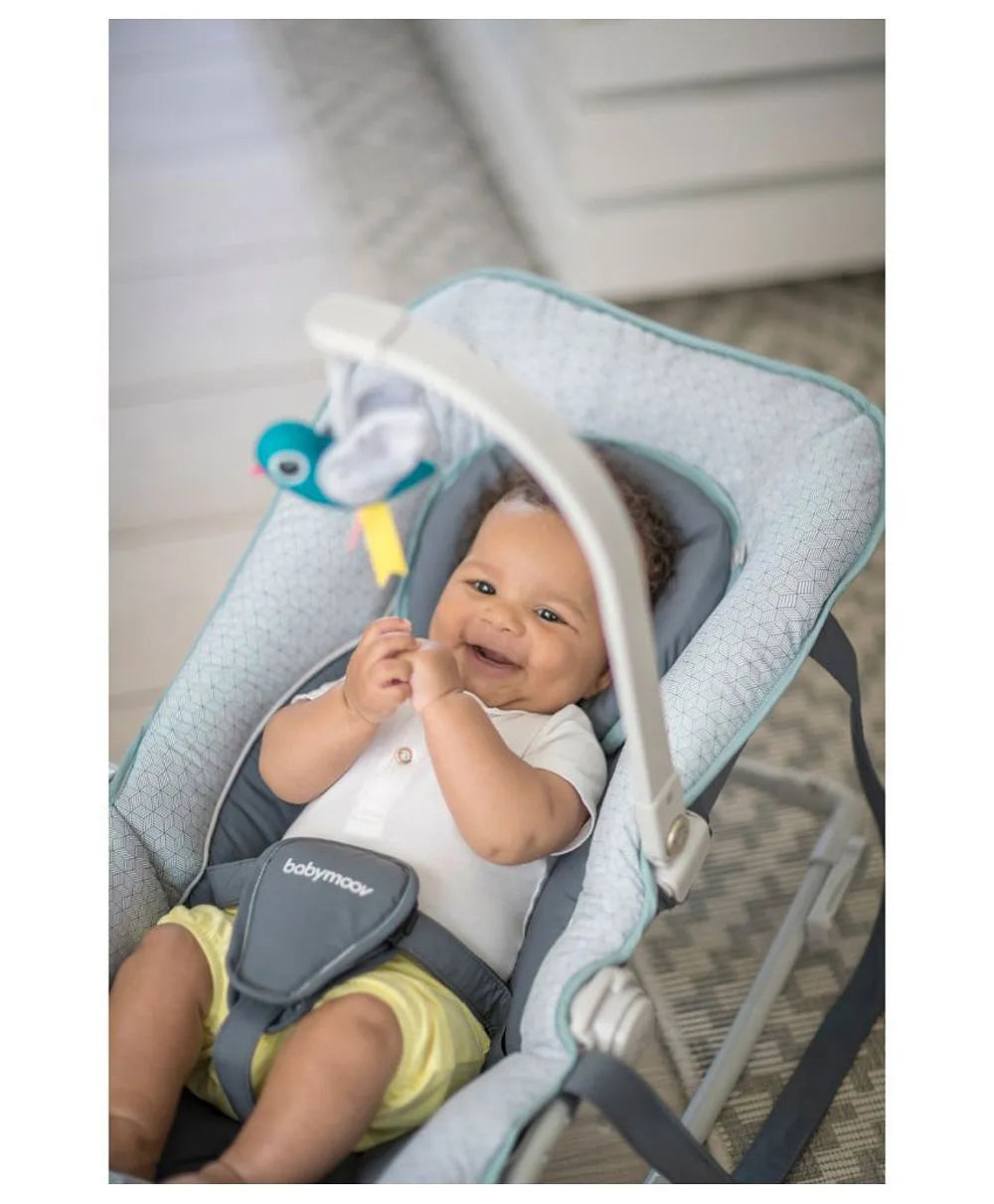 Babymoov Graphik Baby Bouncer - Blue