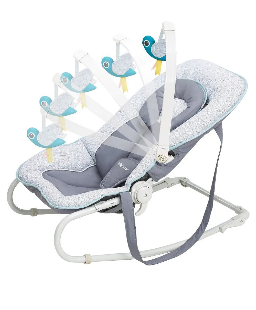 Babymoov Graphik Baby Bouncer - Blue