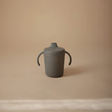Mushie Trainer Sippy Cup Smoke - Laadlee
