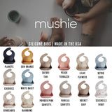 Mushie Silicone Bib Peach Terrazzo - Laadlee