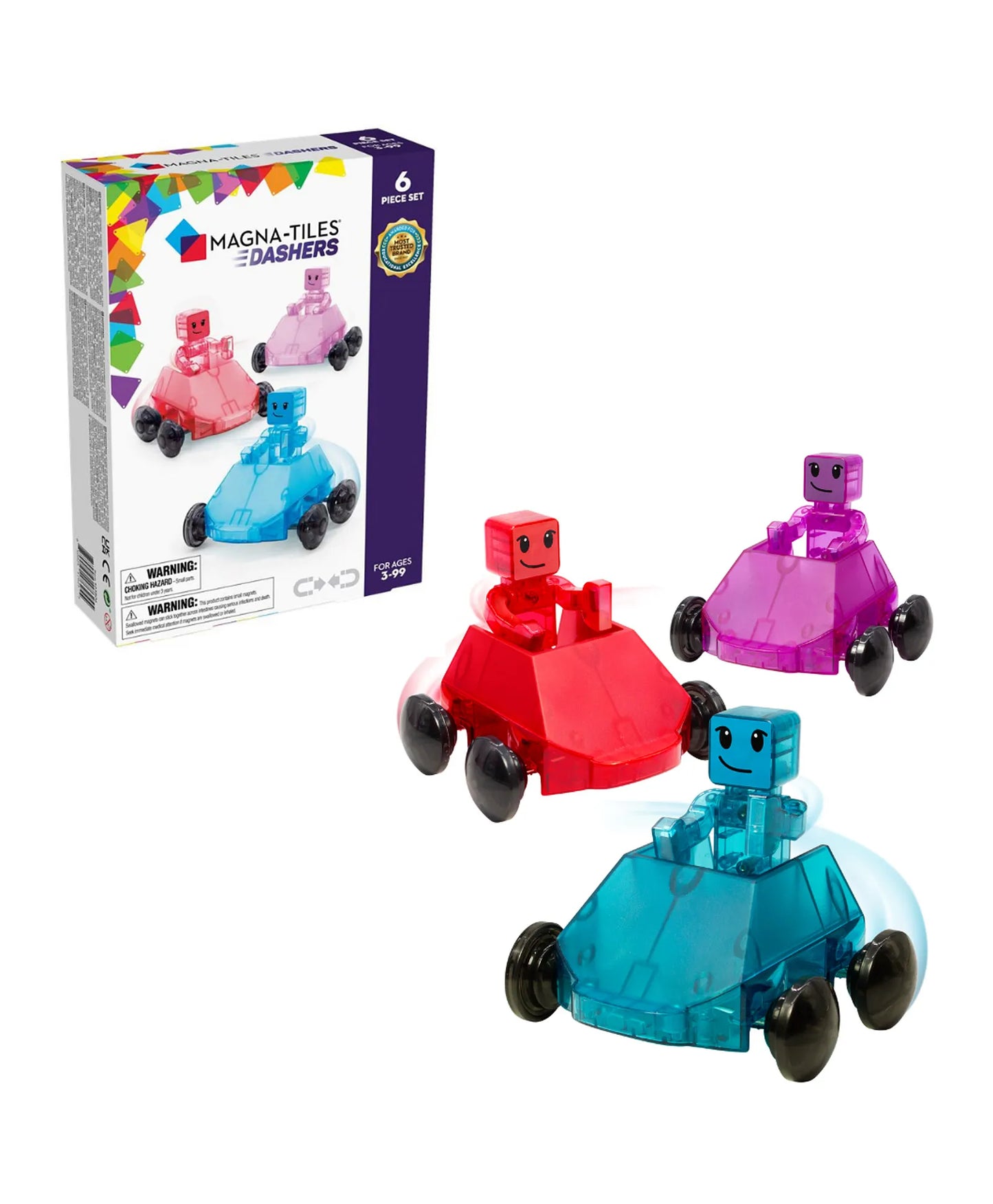 Magna-Tiles Dashers 6 Pcs Set