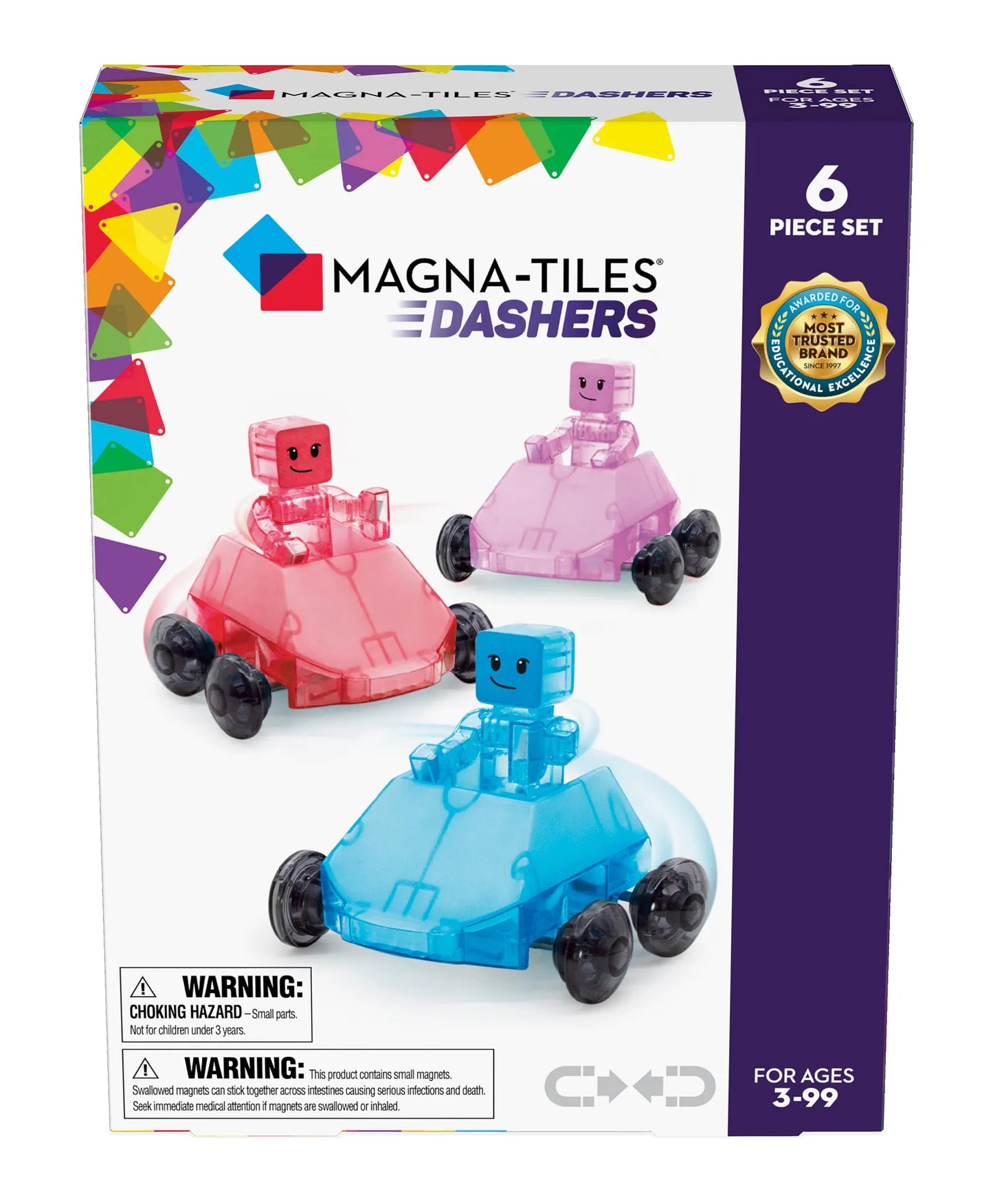 Magna-Tiles Dashers 6 Pcs Set