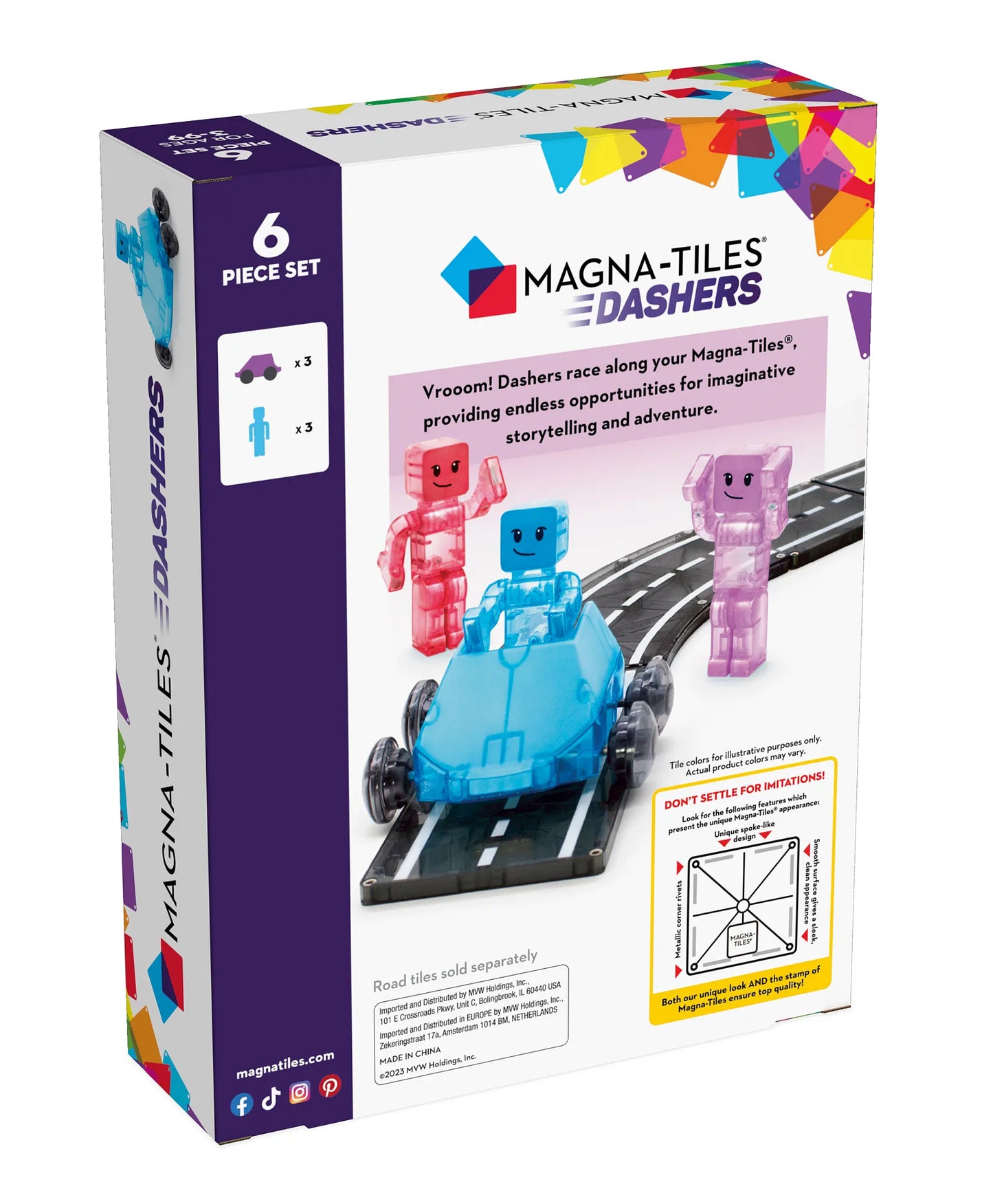 Magna-Tiles Dashers 6 Pcs Set