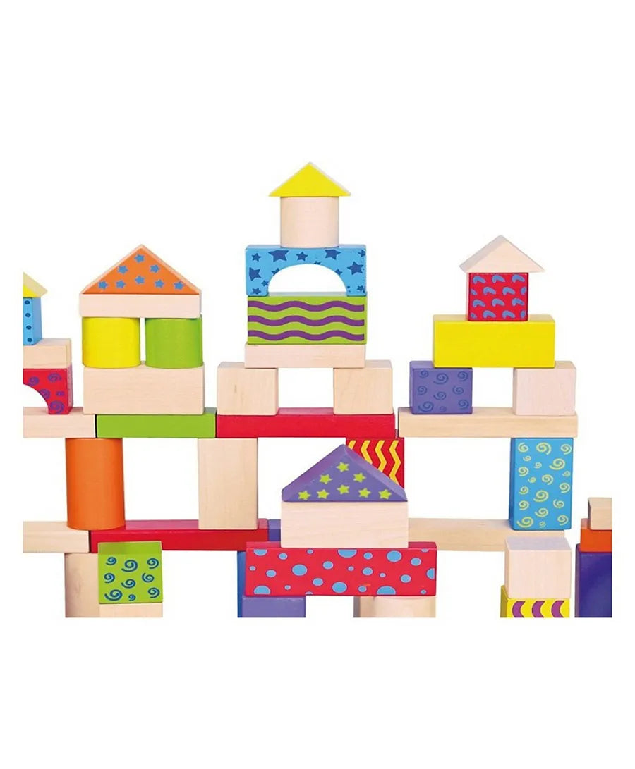 Andreu Toys 100 Wooden Blocks - Laadlee
