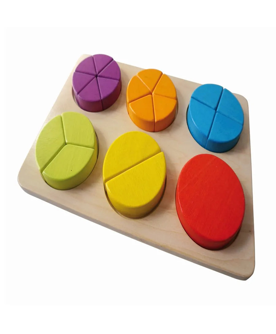 Andreu Toys Fraction Learning Puzzle - Laadlee