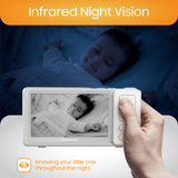 Chillax Giraffe Pro Max Baby Monitor 5'' Hd Lcd Screen With Full Hd 1080P Camera