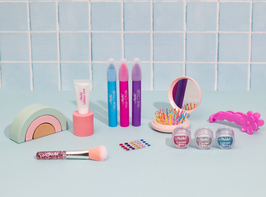 Shush! Glitter & Sparkle Hair Studio Hair Styling Set - Laadlee