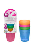 Nip Toddler Drink Cup Set 250ml - Multicolor  (Pack of 4)