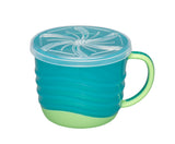 Nip 2-in-1 Snackbox & Drink Leakproof Cup 250ml - Green