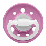 Nip Cherry Orthodontic Latex 0M-6M Baby Pacifier - Peach & Pink (Pack of 2)