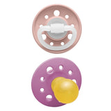 Nip Cherry Orthodontic Latex 6M+ Baby Pacifier - Peach & Pink (Pack of 2)