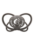 Nip Butterfly Orthodontic Soother with Case 5M-18M - Grey (Pack of 2)