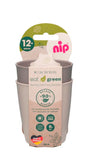 Nip Green Eco-Friendly Children's Drinking Cups - Grey (Pack of 2)