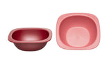 Nip Eat Green Eco-Friendly Organic Baby Feeding Bowl Set - Red (Pack of 2)