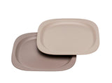 Nip Green Eco-Friendly Unbreakable Baby Plate Set - Grey (Pack of 2)