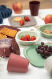 Nip Green Eco-Friendly Unbreakable Baby Plate Set - Red (Pack of 2)