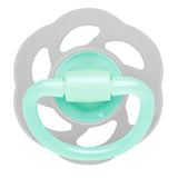 Nip Cherry Air Night Orthodontic Latex 0M-6M Baby Pacifier - Grey & Green (Pack of 2)