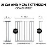 Hauck Safety Gate Extension 21cm - Dark Grey