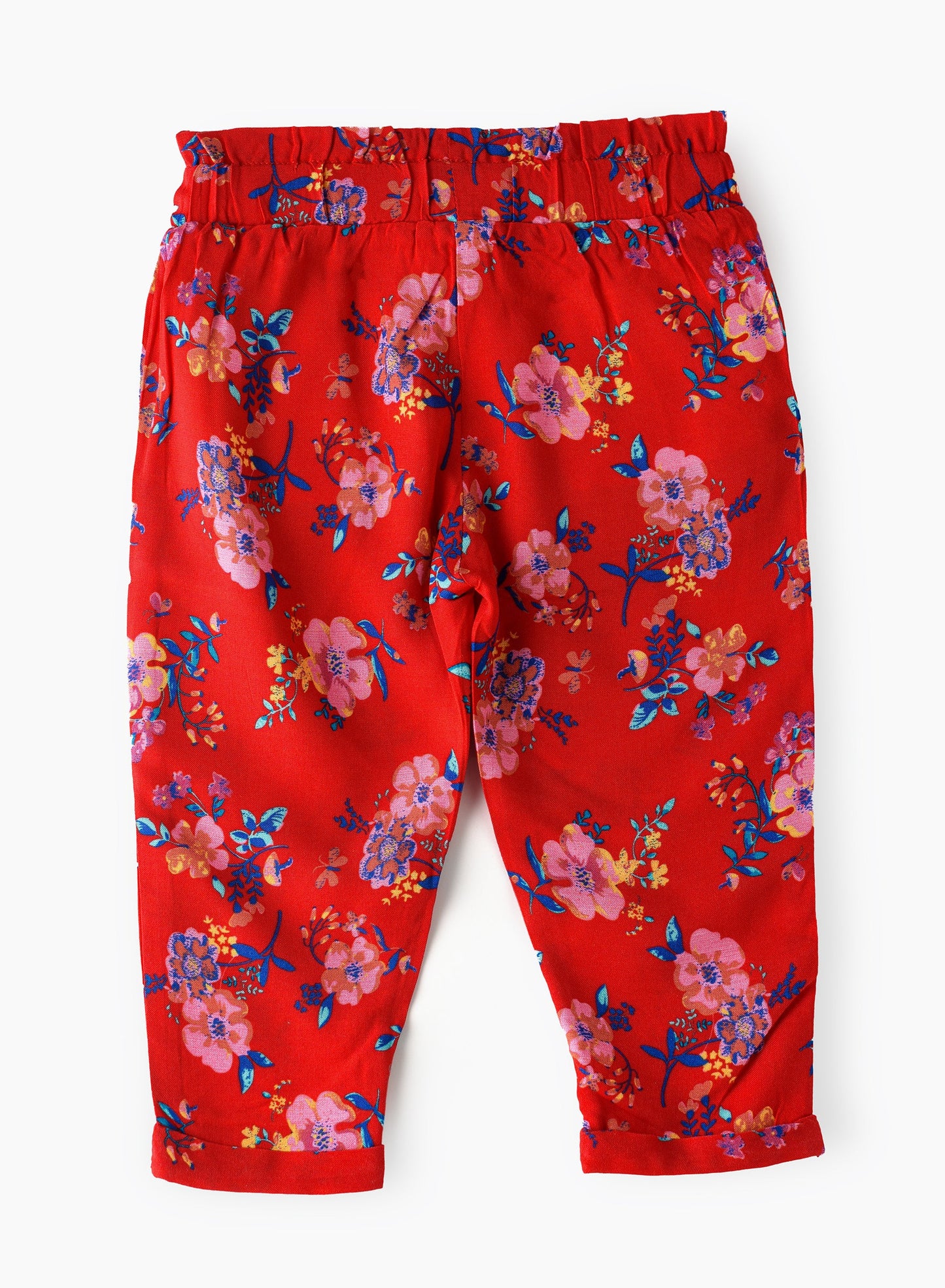 Jelliene All Over Printed Pants - Red - Laadlee