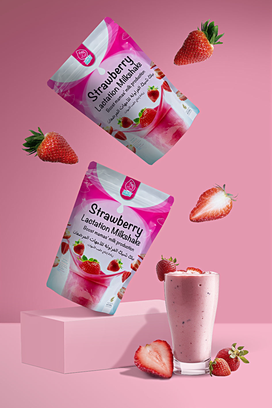 Milky Makers Lactation Milkshake Strawberry