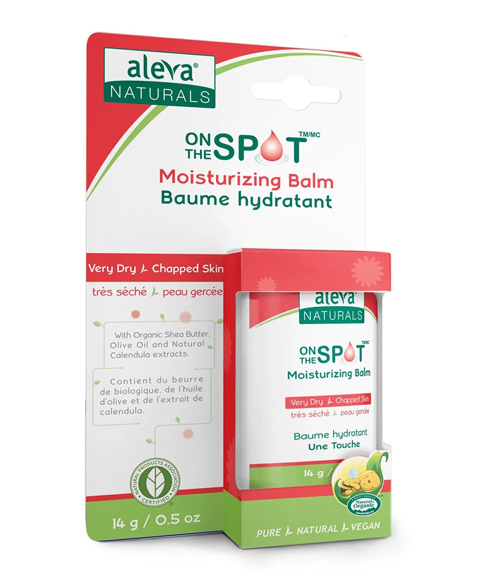 Aleva Naturals On The Spot Moisturizing Balm - 14gm - Laadlee