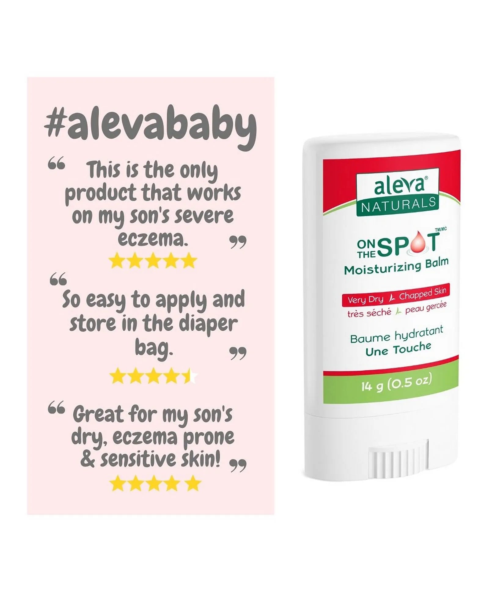 Aleva Naturals On The Spot Moisturizing Balm - 14gm - Laadlee