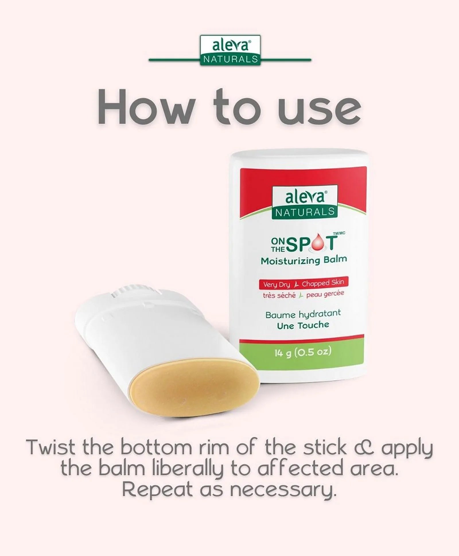 Aleva Naturals On The Spot Moisturizing Balm - 14gm - Laadlee