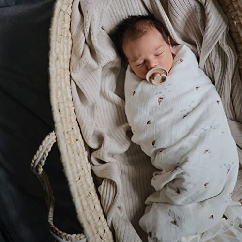 Mushie Swaddle - Boats - Laadlee