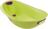 keeeper-hippo-baby-bath-with-soft-handle-plug-and-bath-chair-lime-