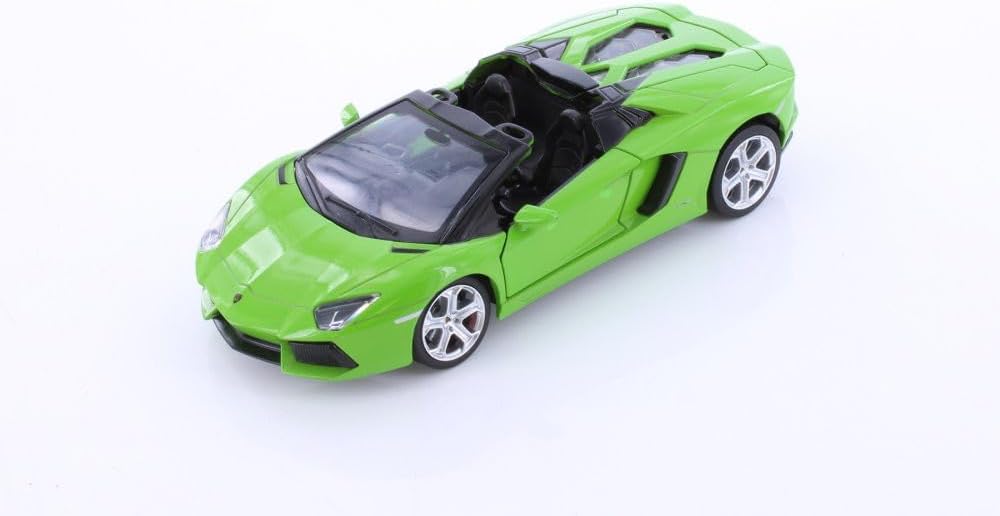 MSZ Lamborghini Aventador Roadster Car 1:32 Die-Cast Replica - Green - Laadlee