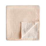 Mushie Swaddle - Natural Stripe - Laadlee