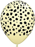 Brain Giggles Jungle Animal Print Leopard Spots Latex 12 Inch Balloons - 10 PCS