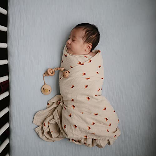 Mushie Swaddle - Butterflies - Laadlee