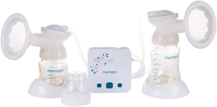 mamajoo-electronic-usb-double-breast-pump-gold-feeding-bottle-1-x-150ml-1-x-250ml-2