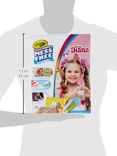 Crayola  Color Wonder Mess Free Colouring - Love Diana - Laadlee