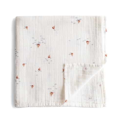 Mushie Swaddle - Boats - Laadlee
