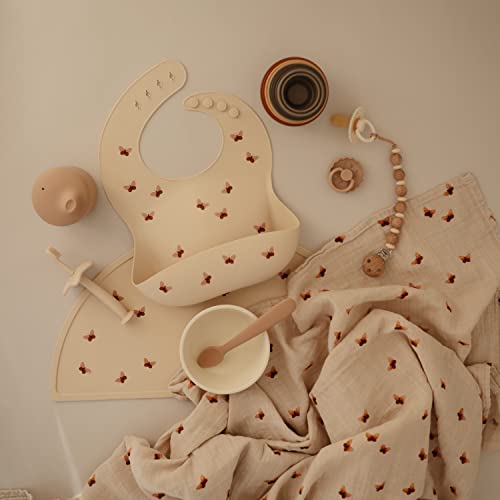 Mushie Swaddle - Butterflies - Laadlee