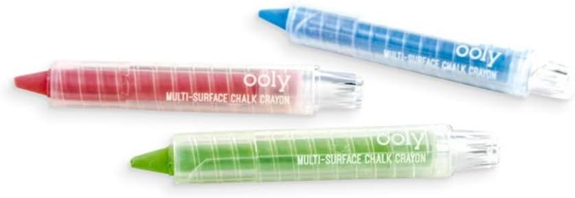 Ooly Chalk-O-Rama Dustless Chalks Sticks - Pack of 12