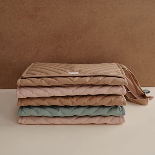 Mushie Portable Changing Pad Blush - Laadlee