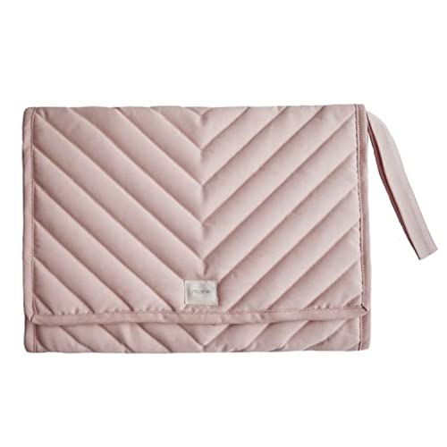 Mushie Portable Changing Pad Blush - Laadlee