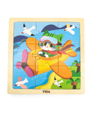 Viga Wooden 9-Piece-Puzzle  - Plane