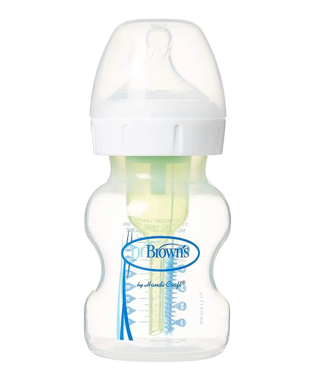 Dr. Brown's Glass Wide Neck Options+ Bottle 150ml - Laadlee