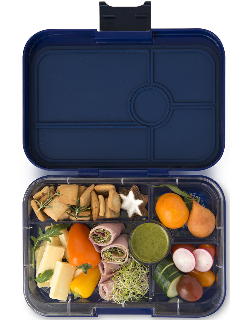 Yumbox Tapas 5 Compartment Bon Appetit Tray - Portofino Blue