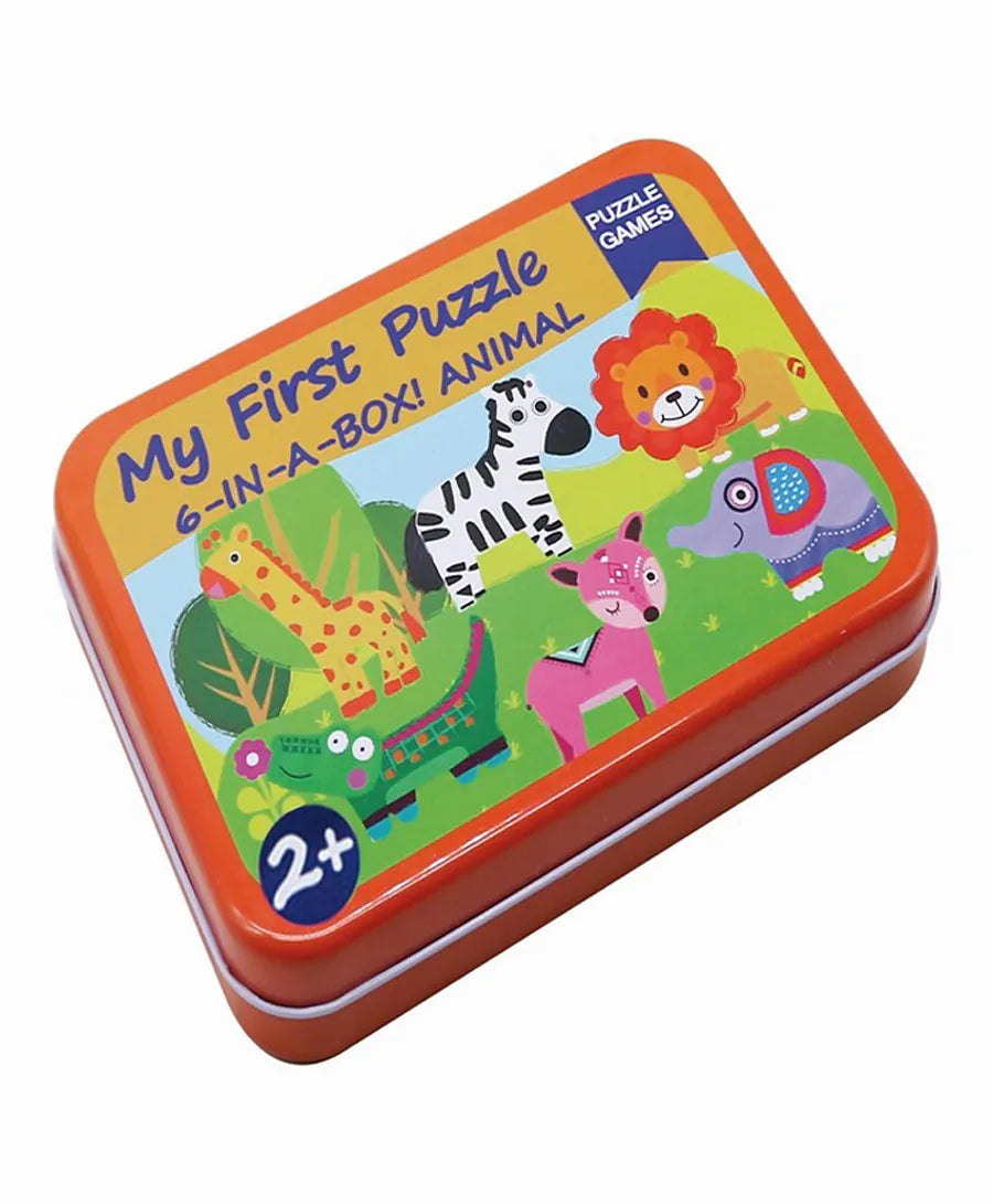 Andreu Toys My First Puzzle 6 In A Box Jungle - Laadlee