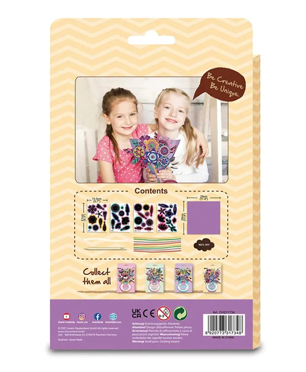 Avenir Scratch Bouquet Kit - Flower - Laadlee