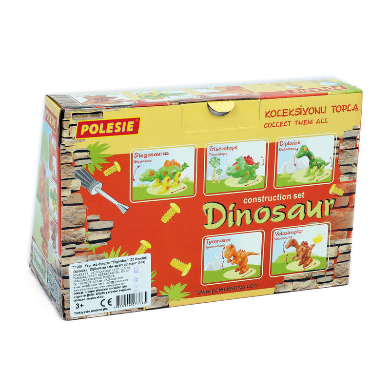 Polesie Diplodocus Take-Apart Dinosaur Construction Set - Laadlee