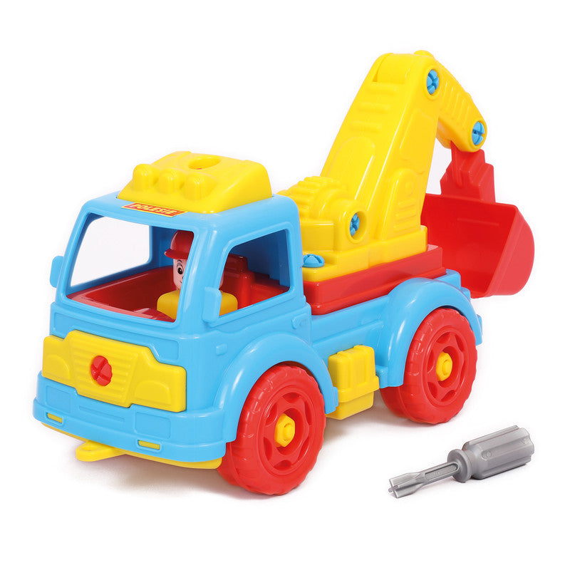 Polesie Take Apart Excavator Truck - Laadlee