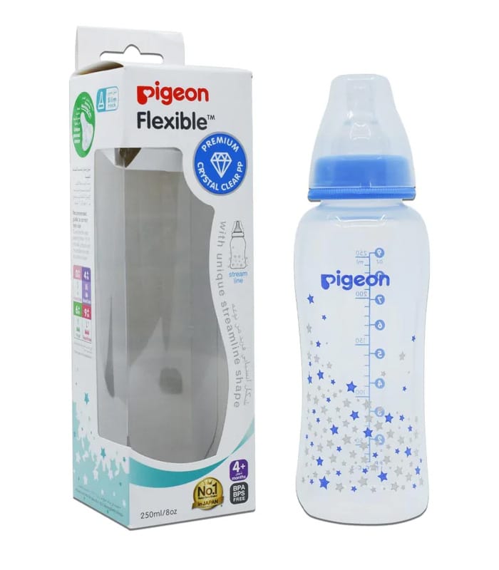 Pigeon Flexible Streamline Bottle 250ml - Assorted