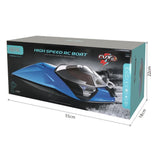 Stem High Speed Remote Control Boat 204Ghz Large 1Pc (Color May Vary)