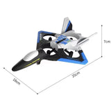 Stem Remote Control Quadruple Aircraft Fighter 1Pc (Color May Vary)